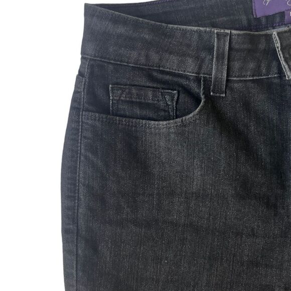 NYDJ Women’s Black Bootcut Lift tuck Technology Jeans sz 8 - Picture 7 of 13